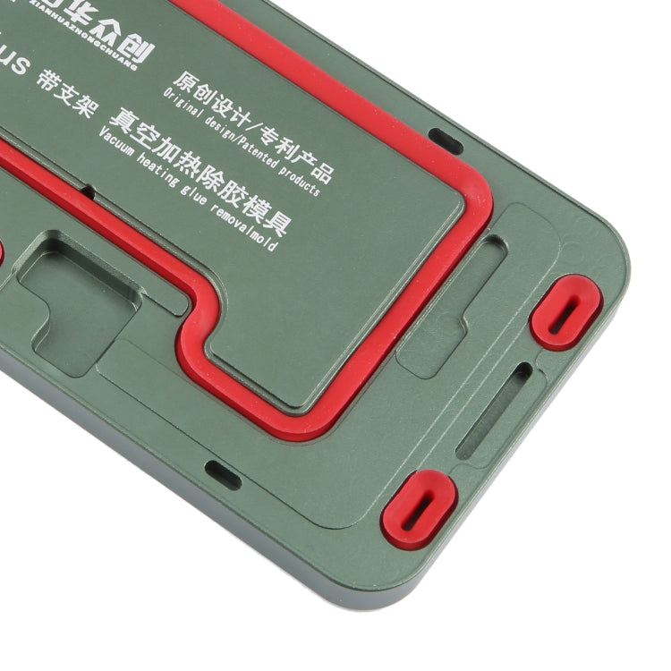 For iPhone 15 Plus LCD Screen Frame Vacuum Heating Glue Removal Mold with Holder by buy2fix