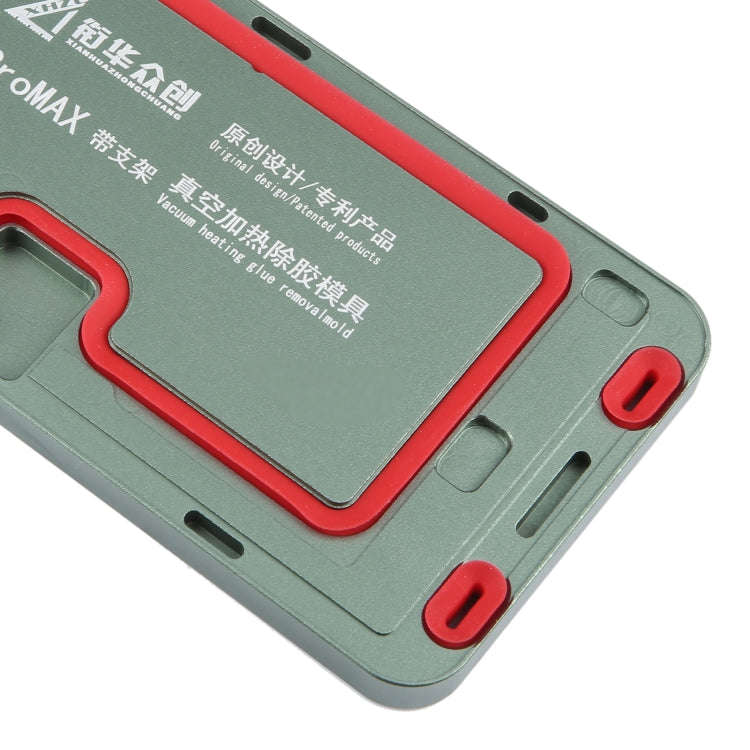 For iPhone 15 Pro Max LCD Screen Frame Vacuum Heating Glue Removal Mold with Holder by buy2fix