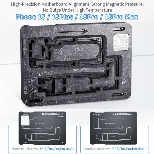 Qianli Magnetic Middle Layer BGA Reballing Platform For iPhone 15 Series by QIANLI
