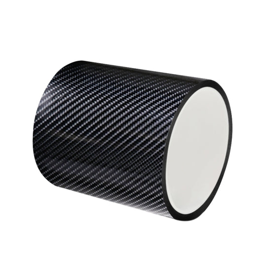 Universal Car Carbon Fiber Door Anti-collision Strip Protection Guards Trims Stickers Tape, Size:10cm x 5m by buy2fix