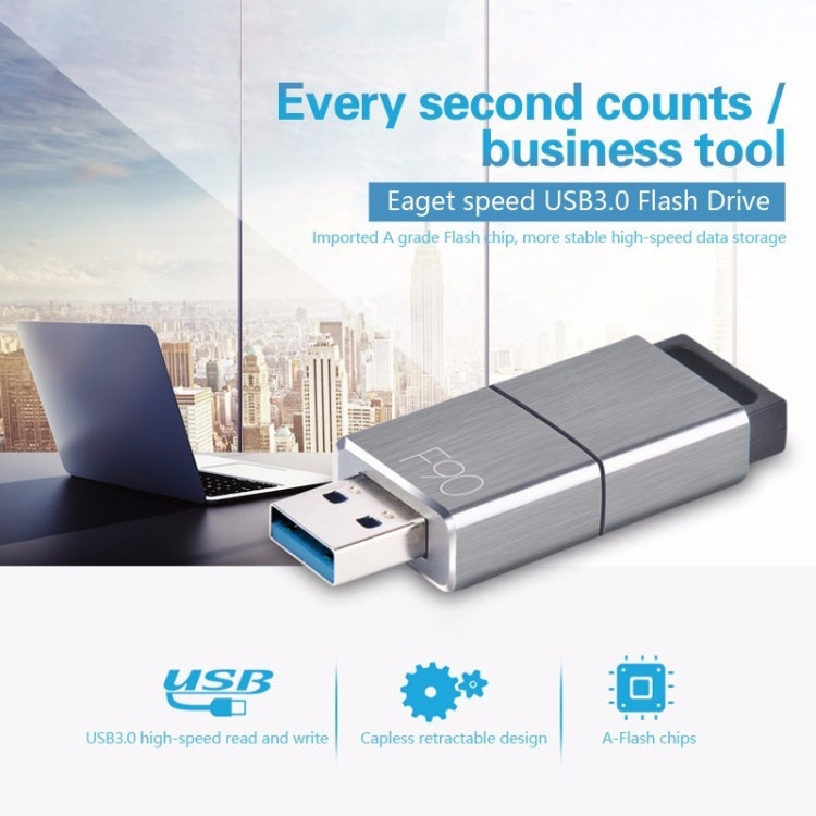EAGET F90 16G USB 3.0 Interface Metal Flash U Disk - USB Flash Drives by EAGET | Online Shopping UK | buy2fix
