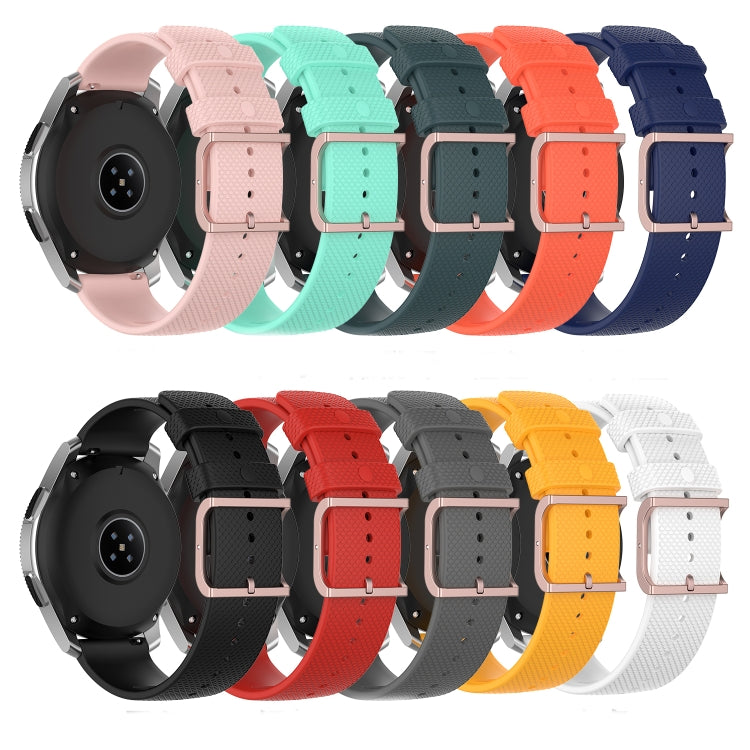 For Samsung Galaxy Watch3 45mm / Galaxy Watch 46mm 22mm Dot Texture Watch Band(Grey) - Watch Bands by buy2fix | Online Shopping UK | buy2fix