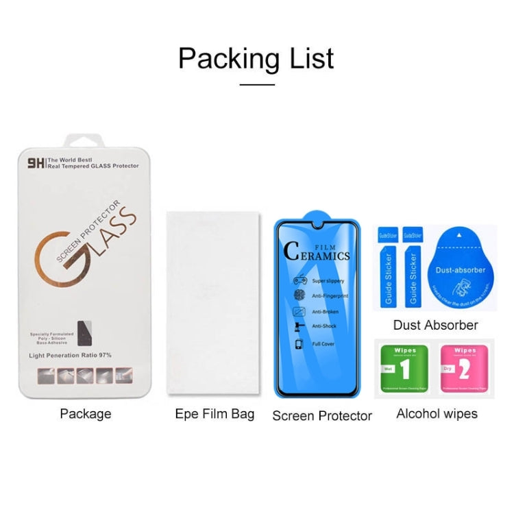For Samsung Galaxy A30s 2.5D Full Glue Full Cover Ceramics Film - Galaxy Tempered Glass by buy2fix | Online Shopping UK | buy2fix