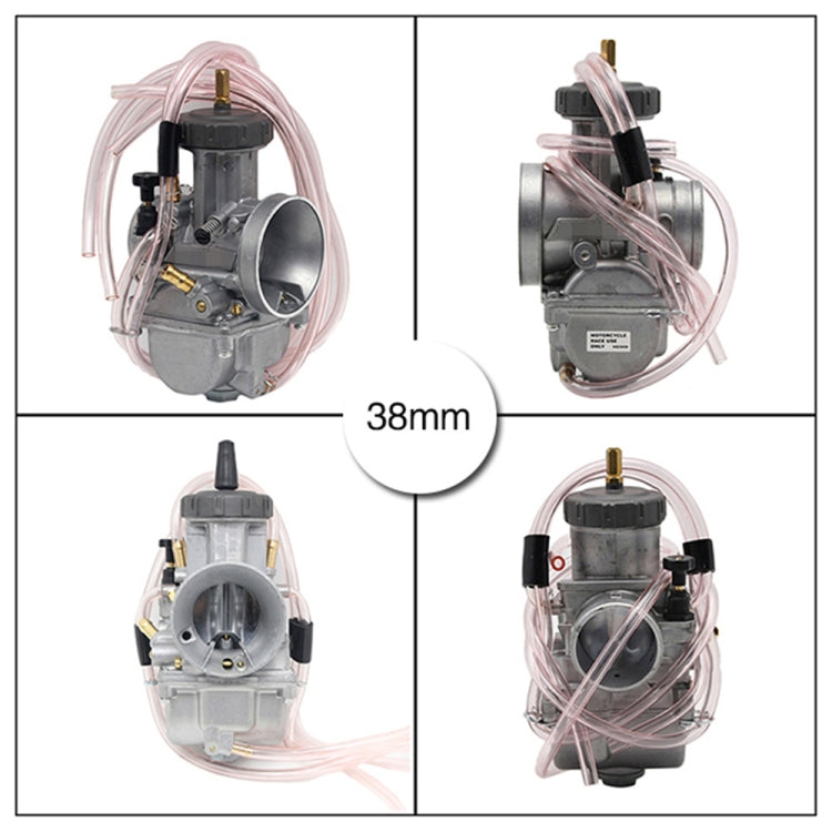 PWK38mm Universal Motorcycle Carburetor Carb Motor Carburetor - Engines & Engine Parts by buy2fix | Online Shopping UK | buy2fix