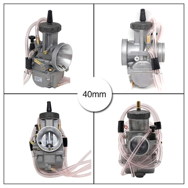 PWK40mm Universal Motorcycle Carburetor Carb Motor Carburetor - Engines & Engine Parts by buy2fix | Online Shopping UK | buy2fix