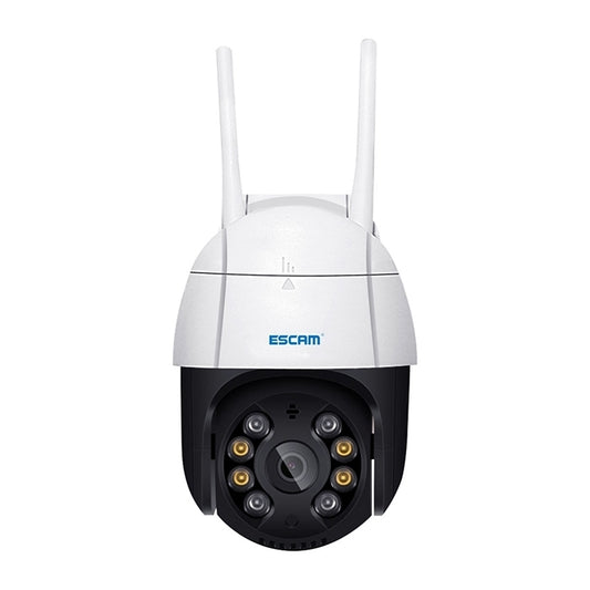 ESCAM QF518 5MP Smart WiFi IP Camera, Support AI Humanoid Detection / Auto Tracking / Dual Light Night Vision / Cloud Storage / Two Way Audio / TF Card, Plug:UK Plug(White) by ESCAM
