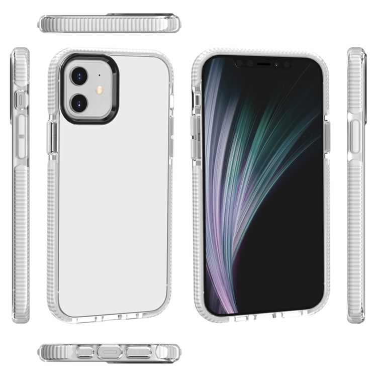 For iPhone 12 / 12 Pro Shockproof High Transparency TPU Protective Case(White) by buy2fix