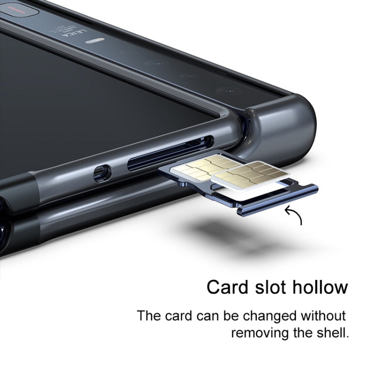 For Huawei Mate Xs / X Foldable Frame Shockproof Protective Case(Black) - Huawei Cases by buy2fix | Online Shopping UK | buy2fix