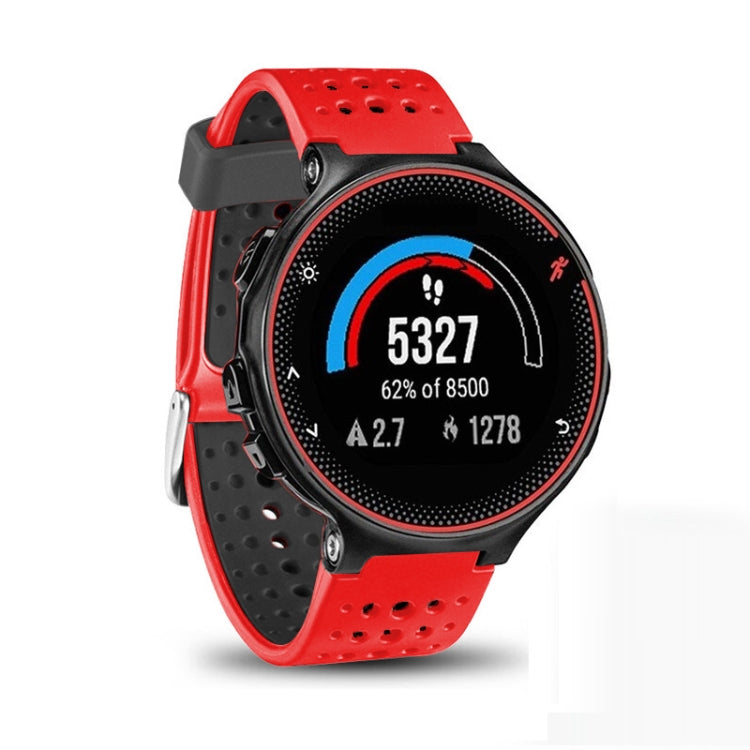 For Garmin Forerunner 235 Two-color Watch Band(Red Black) - Watch Bands by buy2fix | Online Shopping UK | buy2fix