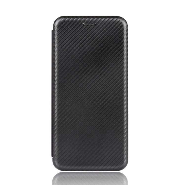 For Asus ROG Phone II Carbon Fiber Texture Horizontal Flip TPU + PC + PU Leather Case with Card Slot(Black) - ASUS Cases by buy2fix | Online Shopping UK | buy2fix