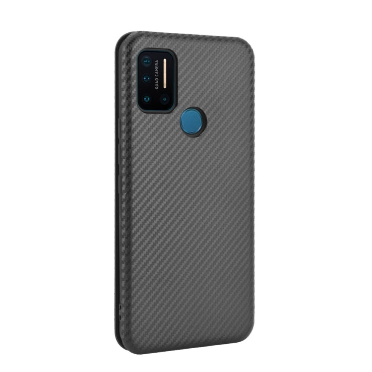 For UMIDIGI A7 Pro Carbon Fiber Texture Horizontal Flip TPU + PC + PU Leather Case with Card Slot(Black) - More Brand by buy2fix | Online Shopping UK | buy2fix