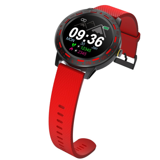 S18 1.3 inch TFT Screen IP67 Waterproof Smart Watch Bracelet, Support Sleep Monitor / Heart Rate Monitor / Blood Pressure Monitoring(Red) by buy2fix