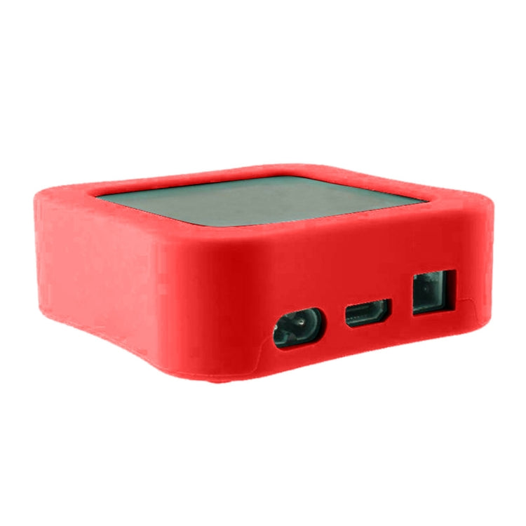 For Apple TV 4K 5th / 4th Anti-slip Shockproof Silicone Remote Control Protective Case(Red) - Remote Control Covers by buy2fix | Online Shopping UK | buy2fix