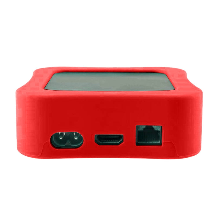 For Apple TV 4K 5th / 4th Anti-slip Shockproof Silicone Remote Control Protective Case(Red) - Remote Control Covers by buy2fix | Online Shopping UK | buy2fix