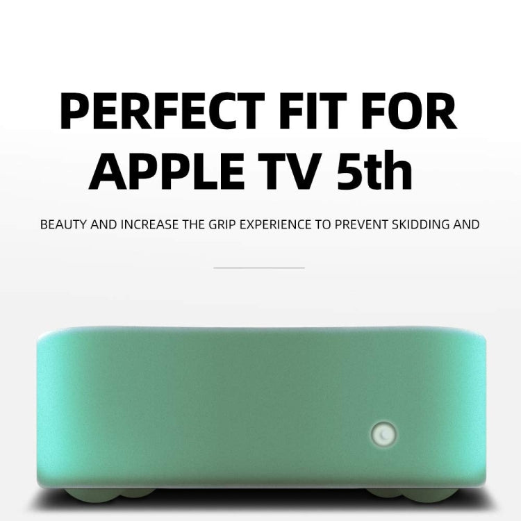 For Apple TV 4K 5th / 4th Anti-slip Shockproof Silicone Remote Control Protective Case(Green) - Remote Control Covers by buy2fix | Online Shopping UK | buy2fix