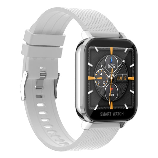 MT28 1.54 inch TFT Screen IP67 Waterproof Business Sport Silicone Strip Smart Watch, Support Sleep Monitor / Heart Rate Monitor / Blood Pressure Monitoring(White) by buy2fix