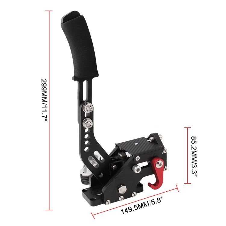 Universal USB Horizontal Drift Rally Racing Handbrake Lever Professional Gaming Peripherals for Racing Games G25/27/29 T500 - Brake System by buy2fix | Online Shopping UK | buy2fix