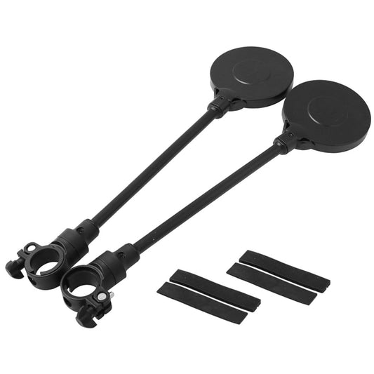 Pair Mountain Bike / Electric Motorcycle Multifunctional Adjustable Handlebar Rearview Mirror by buy2fix