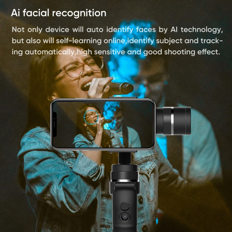 Funsnap Capture1 Outdoor Live Video Triaxial Handheld Gimbal Shooting Stabilizer(Black) - Handheld Gimbals by buy2fix | Online Shopping UK | buy2fix