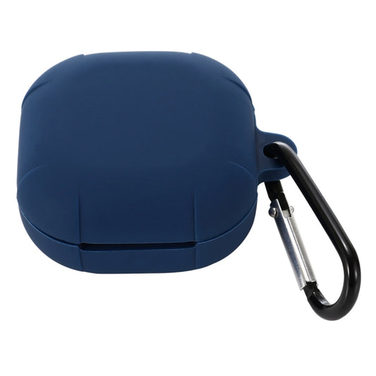 Anti-fall Silicone Earphone Protective Case with Hook For Samsung Galaxy Buds Live/ Buds2 / Buds Pro / Buds2 Pro (Dark Blue) by buy2fix