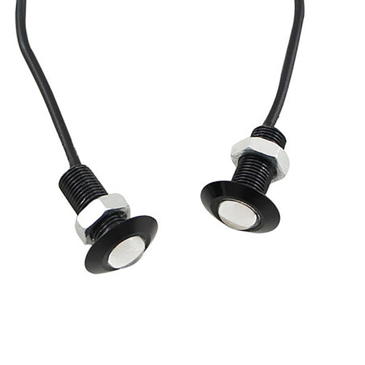 10 PCS 18mm 1.5W DC9-80V Motorcycle Eagle Eye Light Single Lens(Red Light) by buy2fix