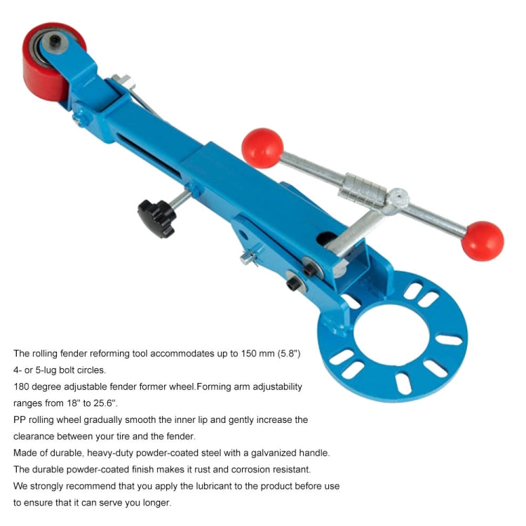 Car Wheel Eyebrow Repair Tool Fender Roller Tool Fender Reforming Extending Tool by buy2fix