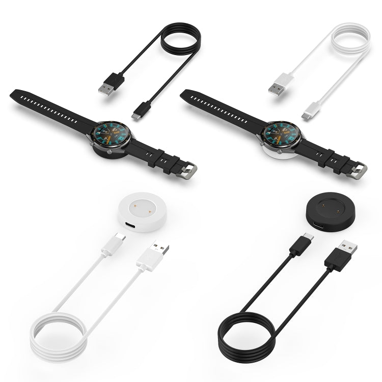 For Huawei Honor Watch GS Pro Smart Watch Portable Split Charger USB Charging Cable, Length:1m(White) by buy2fix