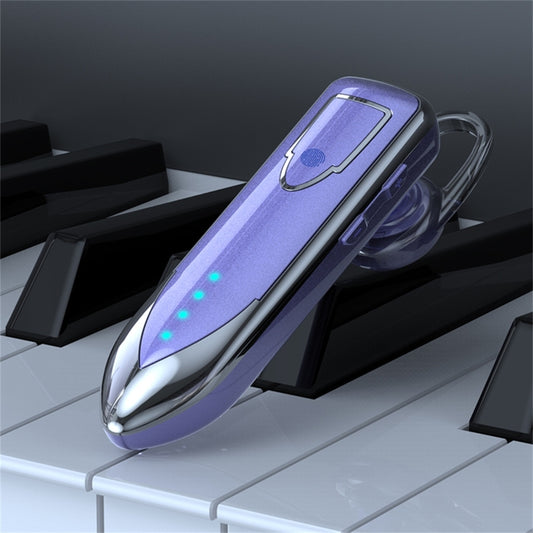 ME-3 Bluetooth 5.0 Business Style Touch Switch Bluetooth Earphone(Purple) by buy2fix