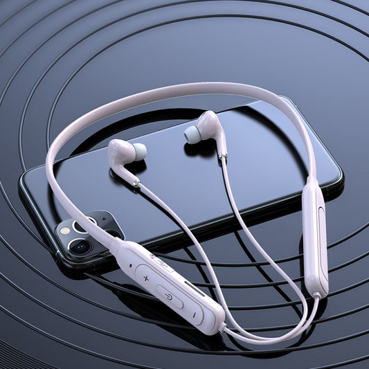 M60 8D Surround Sound Wireless Neck-mounted 5.1 Bluetooth Earphone Support TF Card MP3 Mode(Pink) by buy2fix