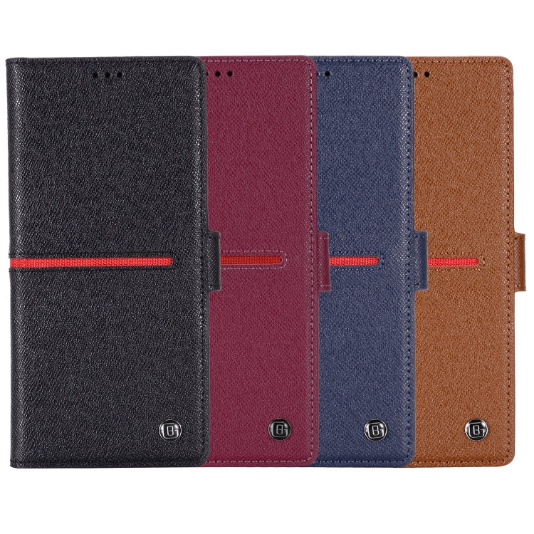 For Samsung Galaxy Note 20 GEBEI Top-grain Leather Horizontal Flip Protective Case with Holder & Card Slots & Wallet & Photo Frame(Black) by GEBEI