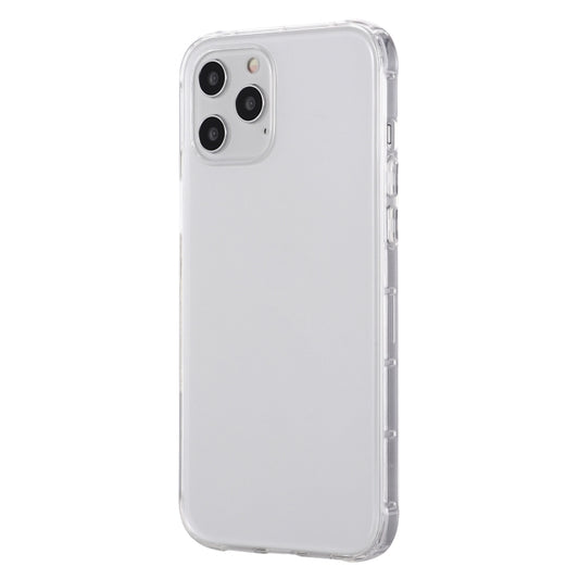 For iPhone 12 Pro Max GEBEI Plating TPU Shockproof Protective Case(Transparent) by GEBEI
