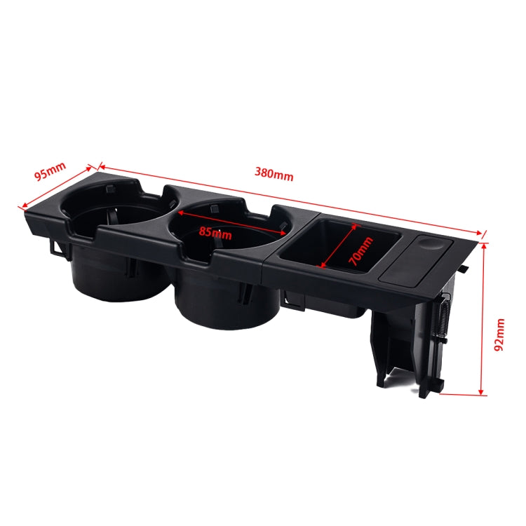 Car Water Cup Holder Storage Box Set for BMW 3 Series E46 51168217953 / 51168217957 by buy2fix