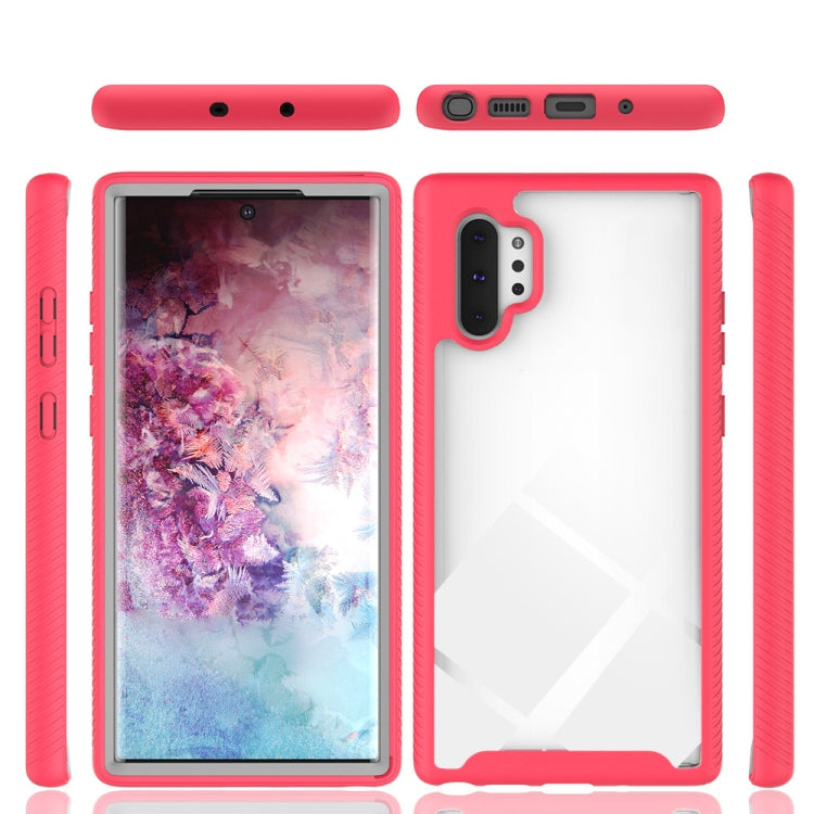 For Samsung Galaxy Note 10 Plus Starry Sky Solid Color Series Shockproof PC + TPU Protective Case(Black) - Galaxy Phone Cases by buy2fix | Online Shopping UK | buy2fix