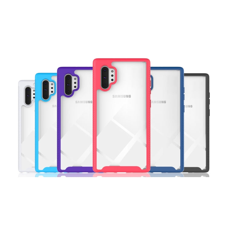 For Samsung Galaxy Note 10 Plus Starry Sky Solid Color Series Shockproof PC + TPU Protective Case(Black) - Galaxy Phone Cases by buy2fix | Online Shopping UK | buy2fix