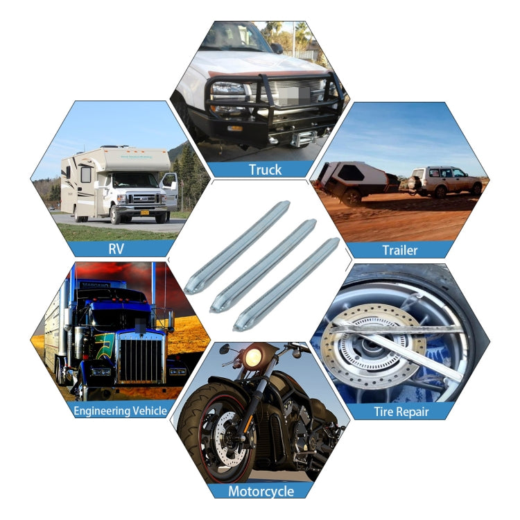 5 in 1 Car / Motorcycle 12 inch Tire Repair Lifting Tool Pry Bar Lever with Red Tire Protector by buy2fix