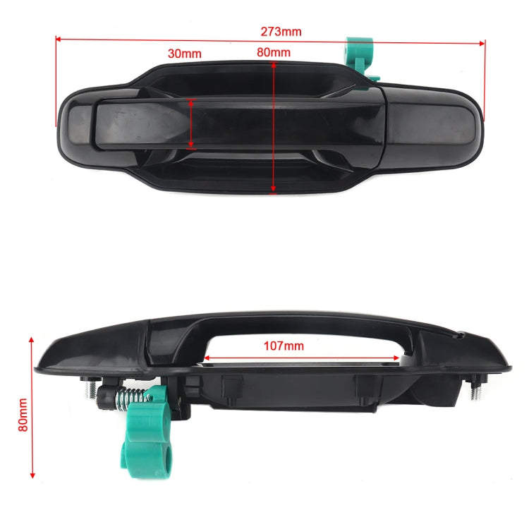 Car Left Rear Door Outside Handle 83650-3E010 for KIA Sorento 2003-2006 - Door Handles by buy2fix | Online Shopping UK | buy2fix
