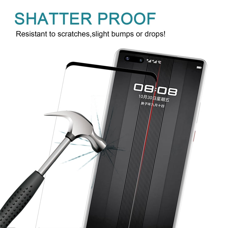 For Huawei Mate 40 RS Porsche Design 9H 3D HD Curved Edge Tempered Glass Film - Huawei Tempered Glass by buy2fix | Online Shopping UK | buy2fix