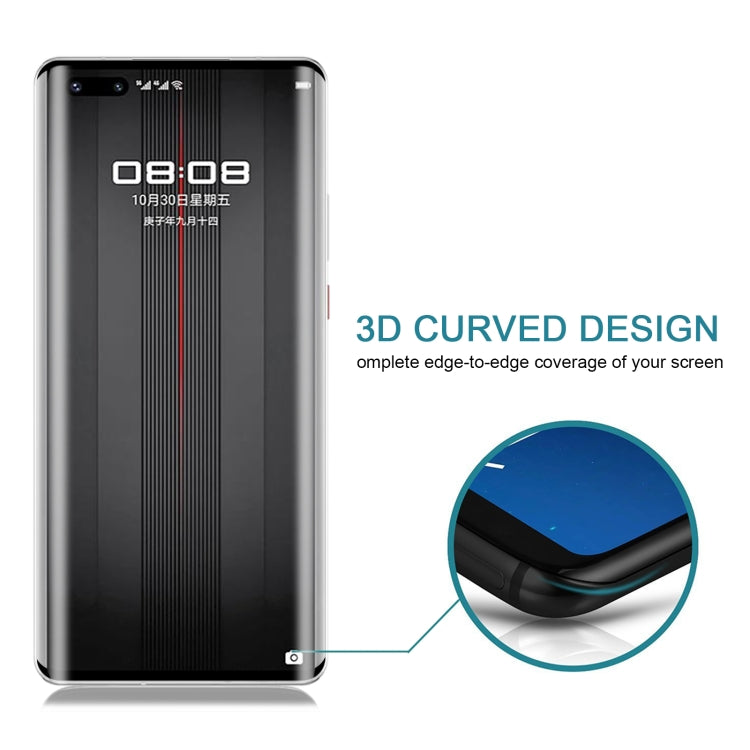 For Huawei Mate 40 RS Porsche Design 9H 3D HD Curved Edge Tempered Glass Film - Huawei Tempered Glass by buy2fix | Online Shopping UK | buy2fix