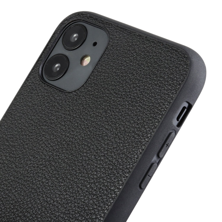 For iPhone 12 Pro Max Bead Texture Genuine Leather Protective Case(Green) - iPhone 12 Pro Max Cases by buy2fix | Online Shopping UK | buy2fix