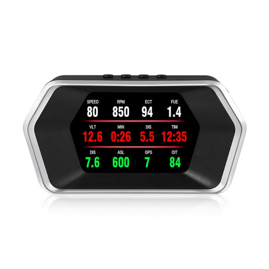 P17 Car HUD Head-up Display GPS Speed Meter Car OBD2 Fault Elimination Code by buy2fix