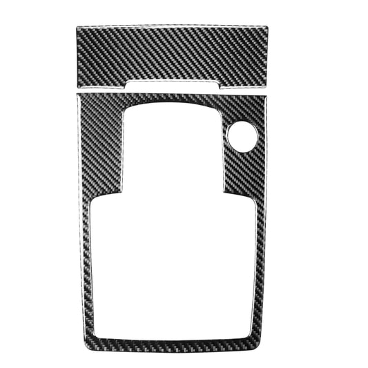 2 in 1 Car Carbon Fiber Gear Panel + Cigarette Lighter Decorative Sticker for Audi Q7 2008-2015, Left Drive - Car Interior Mouldings by buy2fix | Online Shopping UK | buy2fix