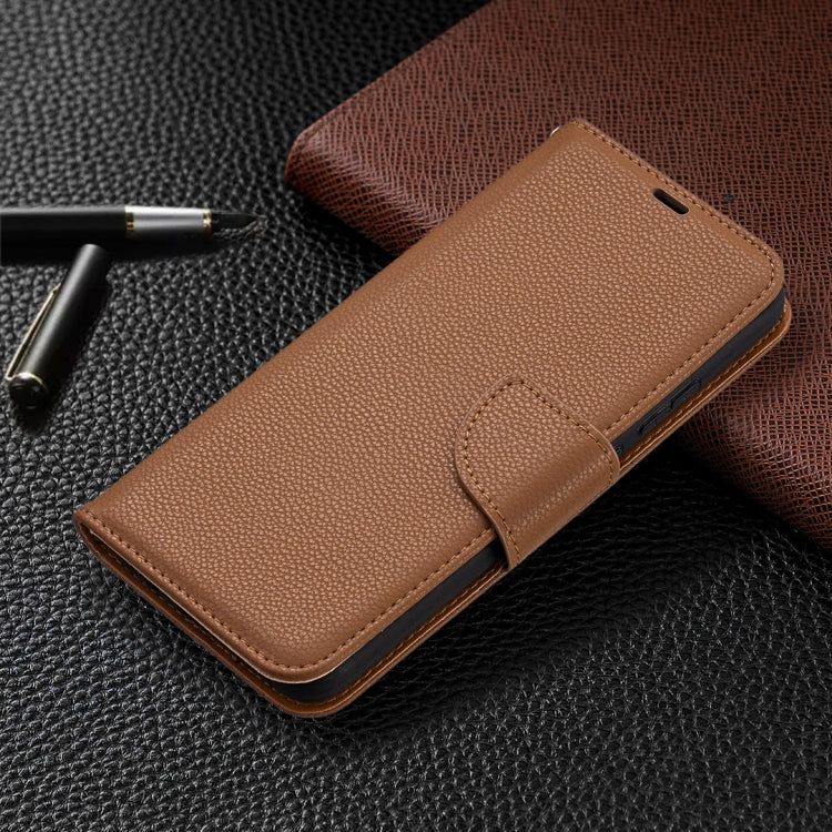 For Nokia 3.4 Litchi Texture Pure Color Horizontal Flip Leather Case with Holder & Card Slots & Wallet & Lanyard(Brown) - Nokia Cases by buy2fix | Online Shopping UK | buy2fix