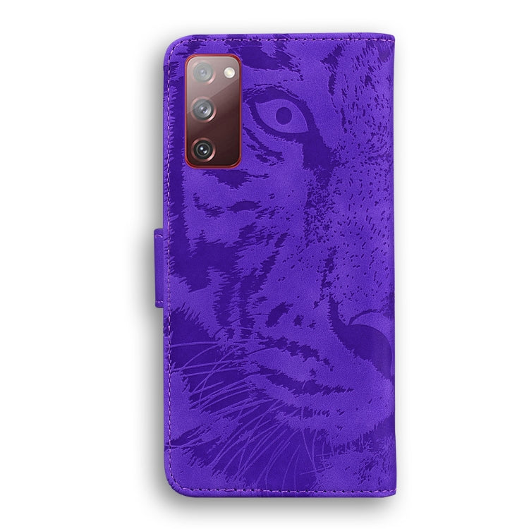 For Samsung Galaxy S20 FE / S20 FE 5G / S20 Lite Tiger Embossing Pattern Horizontal Flip Leather Case with Holder & Card Slots & Wallet(Purple) - Galaxy S20 FE Cases by NILLKIN | Online Shopping UK | buy2fix