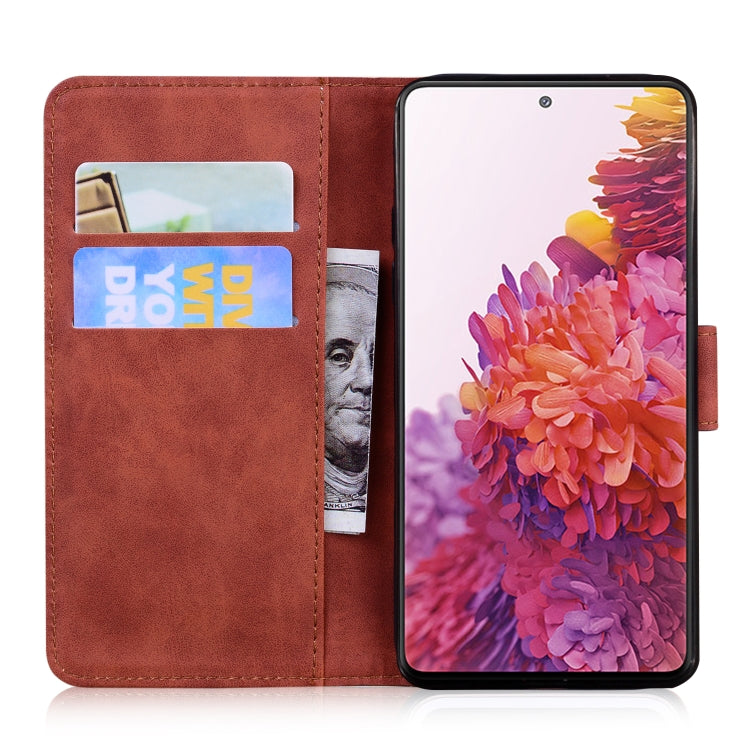 For Samsung Galaxy S20 FE / S20 FE 5G / S20 Lite Tiger Embossing Pattern Horizontal Flip Leather Case with Holder & Card Slots & Wallet(Brown) - Galaxy S20 FE Cases by NILLKIN | Online Shopping UK | buy2fix