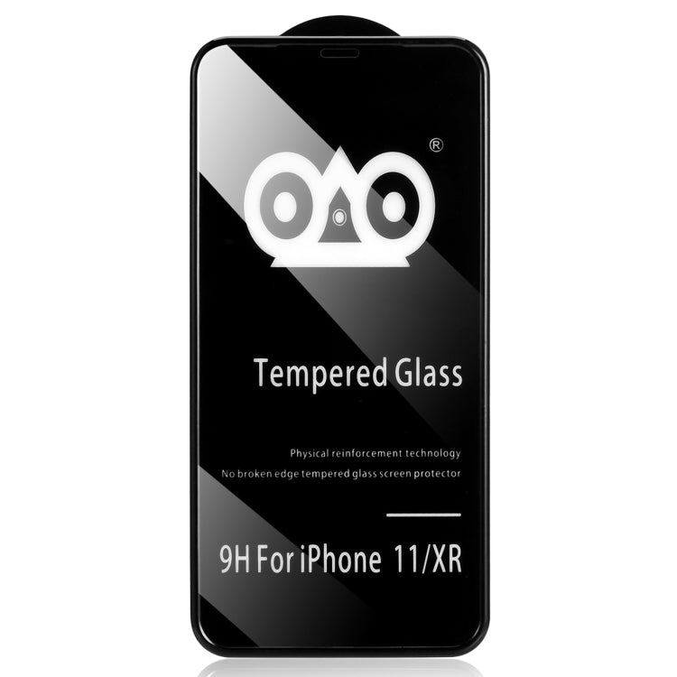 For iPhone 11 Shockproof Anti-breaking Edge Airbag Tempered Glass Film - iPhone 11 Tempered Glass by buy2fix | Online Shopping UK | buy2fix