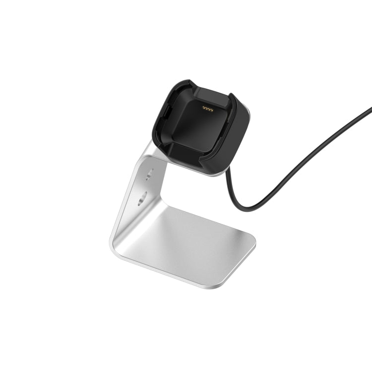 For Fitbit Versa 2 Universal Aluminum Alloy Charger Holder(Silver) - Charger by buy2fix | Online Shopping UK | buy2fix