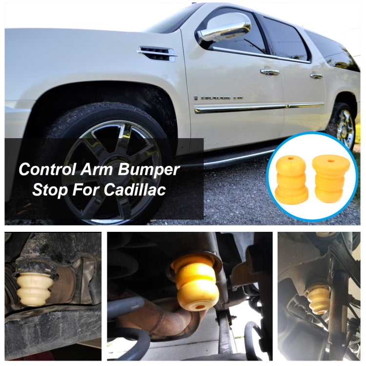 2 PCS Car Polyurethane Rear Shock Absorber 15039397 for Cadillac / Chevrolet by buy2fix