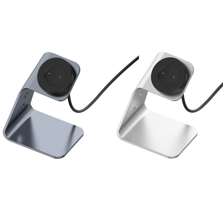 For Huawei Watch GT 2 / GT / GT 2e Universal Aluminum Alloy Magnetic Charger Holder(Silver) by buy2fix