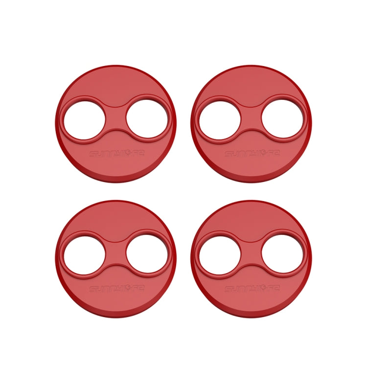 Sunnylife Dust-proof Waterproof Aluminum Alloy Motor Cover for DJI Mini 3 Pro/Mavic Mini/Mini SE(Red) - Other by buy2fix | Online Shopping UK | buy2fix