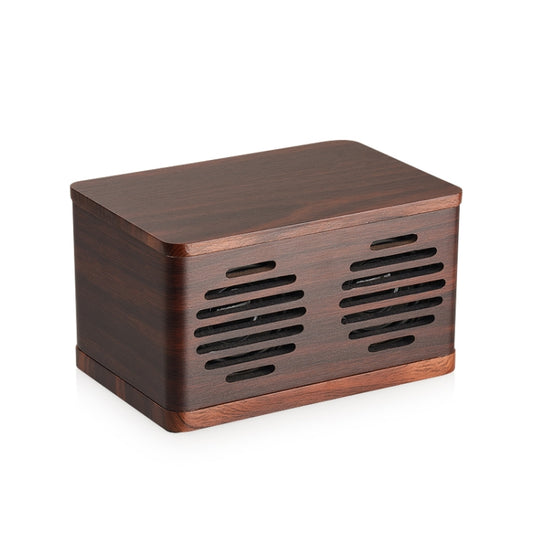 D70 QI Standard Subwoofer Wooden Bluetooth 4.2 Speaker, Support TF Card & 3.5mm AUX Brown by buy2fix